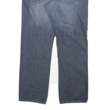 DKNY Mens Jeans Blue Regular Straight Denim Medium W32 L30 Classic Cotton Zip