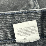 550 White Tab Levis Denim Shorts - 34W 11L Black Cotton