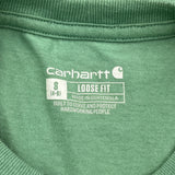 Carhartt T-Shirt - Small Green Cotton