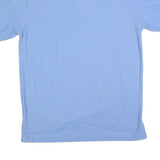 LEVI'S Mens Blue Short Sleeve Plain Polo Shirt L Cotton Blend Casual Summer