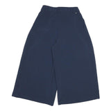 TOMMY HILFIGER Womens Navy Relaxed Wide-Leg Trousers Polyester Blend W24 L20