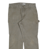 CARHARTT Mens Cotton Blend Relaxed Fit Straight Leg Trousers W34 L30 Workwear