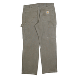 CARHARTT Mens Cotton Blend Relaxed Fit Straight Leg Trousers W34 L30 Workwear