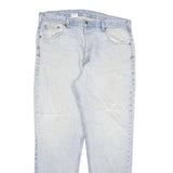 CARHARTT Mens Regular Fit Light Blue Denim Jeans W38 L32 Zip Classic Pockets