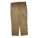 Dickies Carpenter Pants - 36W 31L Beige Cotton