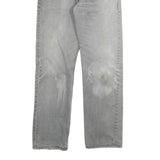 LEVI'S 505 02 Mens Jeans Grey Regular Straight Denim W30 L30 Classic Cotton