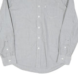 LEVI'S Mens Grey Cotton Blend Button-Down Shirt M Classic Fit Casual