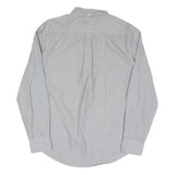 LEVI'S Mens Grey Cotton Blend Button-Down Shirt M Classic Fit Casual