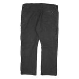 DICKIES Mens Black Regular Straight Denim Jeans W40 L29 Workwear Utility