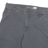 CARHARTT Mens Shorts Grey Relaxed Fit Utility 2XL W36 Workwear Cotton Blend