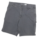 CARHARTT Mens Shorts Grey Relaxed Fit Utility 2XL W36 Workwear Cotton Blend