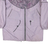 POLAR WEAR Womens Purple & Lilac Lightweight Jacket L Polyester Printed Detail