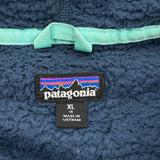 Age 14 Patagonia Fleece Jacket - XL Blue Polyester