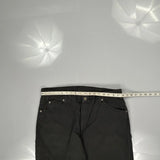 Unbranded Carpenter Trousers - 36W 32L Black Cotton