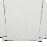 TIMBERLAND Mens White Pullover Plain 1/4 Zip Basic Knit XL Casual Outdoor Jumper