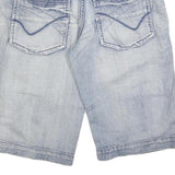 SOUTRHERN Mens Denim Blue Casual Shorts M W34 Cotton Blend Comfortable Fit