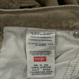 Wrangler Carpenter Trousers - 36W 30L Khaki Cotton