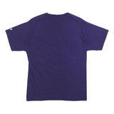 CHAMPION Mens Blue San Francisco State University Alumni Graphic T-Shirt M Short