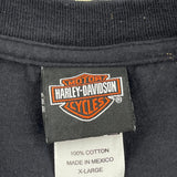 Motorcycles Harley Davidson Graphic T-Shirt - XL Black Cotton