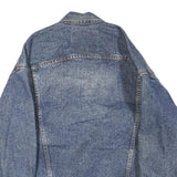 LEVI'S Mens Blue Denim Jacket M Cotton Button Front Classic Fit Casual