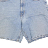 MEMBERS MARK Mens Denim Blue Casual Shorts M W34 Classic Fit Cotton Blend