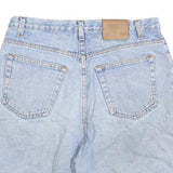 MEMBERS MARK Mens Denim Blue Casual Shorts M W34 Classic Fit Cotton Blend