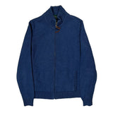 Ralph Lauren Zip Up - Small Blue Cotton