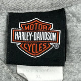 Harley Davidson Graphic Vest - XL Grey Cotton