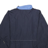 STARTER Mens Navy Blue Sports Zip Polyester Jacket M Lightweight Athletic