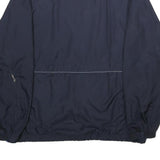 STARTER Mens Navy Blue Sports Zip Polyester Jacket M Lightweight Athletic