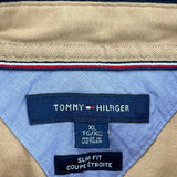 Tommy Hilfiger Slim Fit Polo Shirt - XL Beige Cotton