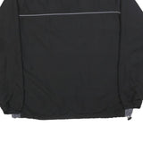 STARTER Mens Black V-Neck L Sweatshirt Pullover Lightweight Polyester Sportswear
