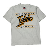 University Of Idaho Vandals Fruit Of The Loom College T-Shirt - Small White Cotton