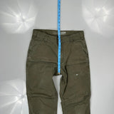 Carhartt Double Knee Carpenter Trousers - 31W 34L Green Cotton