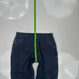 Carhartt Carpenter Trousers - 35W 30L Blue Cotton