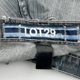 Marvin The Martian Lot 29 Graphic Denim Shorts - 34W 10L Black Denim