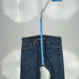 501 Levis Jeans - 33W 31L Blue Cotton
