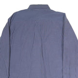 TOMMY HILFIGER Mens Blue Check Shirt M Button Down Casual Cotton