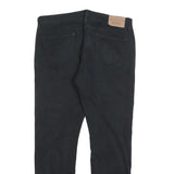 LEVI'S Mens Black Cotton Blend Slim Zip Trousers W36 L32 Denim Skinny Fit