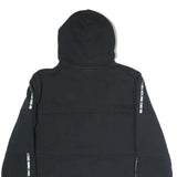 PUMA Mens Black Cotton Hoodie M Printed Logo Casual Streetwear Sweatshirt