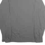 FANATICS Mens Grey Purdue Graphic T-Shirt XL Long Sleeve Crew Neck Cotton Blend