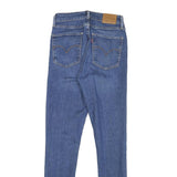 LEVI'S Womens Blue Slim Skinny Denim Medium W24 L28 Classic Fit Zip Jeans