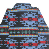 CHAPS Womens Blue Black Red Printed Polyester Jacket XL Zip Outerwear