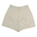 NY & CO Womens Shorts Beige Casual Plain M W28 Lightweight Cotton Blend