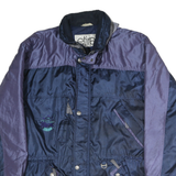 ETIREL Mens Blue & Purple Outdoor Zip Jacket XL Polyester Sportswear Winter