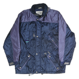 ETIREL Mens Blue & Purple Outdoor Zip Jacket XL Polyester Sportswear Winter