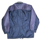 ETIREL Mens Blue & Purple Outdoor Zip Jacket XL Polyester Sportswear Winter