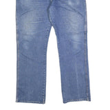 DICKIES Mens Jeans Blue Regular Straight Denim Medium W38 L32 Workwear