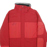 CHIEMSEE Mens Red Zip Jacket M Polyamide Blend Outdoor Sports Winter Wear