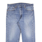 LEVI'S 505 Mens Jeans Blue Regular Straight Denim Medium W35 L25 Classic Fit Zip